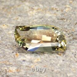 CHAMPAGNE-GREEN-PINK OREGON SUNSTONE 4.88Ct FLAWLESS, FOR JEWELRY, VIDEO