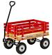 Children's Wagon With No Flat Tires Red Green Pink Blue Amish Handmade Usa