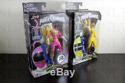 COMPLETE SET 6 Power Rangers ZEO Legacy Red Green Gold Blue Pink Yellow Ranger