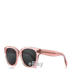 Celine Audrey 41755 Sunglasses in Opal Pink / Green Lenses