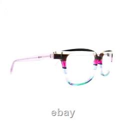 Charmossas Eyeglasses Frames Faro MUBP Pink green red rectangle 52-16-140