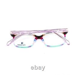 Charmossas Eyeglasses Frames Faro MUBP Pink green red rectangle 52-16-140