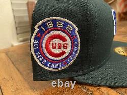 Chicago Cubs 1962 All Star Game Green Eggs and Ham New Era Fitted 7 3/4 Pink UV
