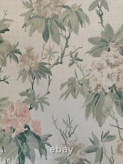 Colfax &fowler Mereworth Pinks And Green English Floral 3.75yds Available
