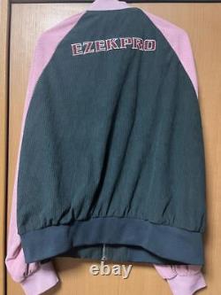 Corduroy Zip Jacket Pink/Green New