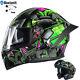 Dot Bluetooth Modular Motorcycle Helmet Full Face Crash Motorbike Flip Up Helmet
