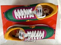 DS Nike Sacai LD Waffle Pine Green Pink Mens Size 9.5