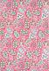 Delightful Pink & Green Floral Paisley Linen Print Multipurpose Fabric 2 Yards