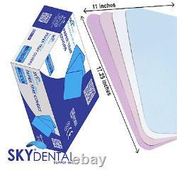 Dental Paper Tray Cover Size B / C / F White Blue Pink Green Lavender Yellow
