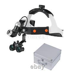 ETERFANT Dental Headband Loupes Surgical Binocular Glass Medical &LED Head Light