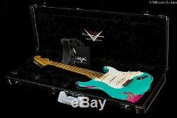 Fender Custom Shop 1957 Strat Heavy Relic Seafoam Green over Pink Paisley (982)