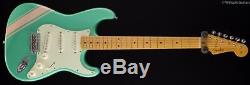 Fender FSR Traditional 50s Stratocaster Surf Green with Shell Pink Stripes (410)