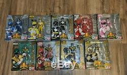 Figuarts Power Rangers Mighty Morphin lot green white red blue pink black yellow