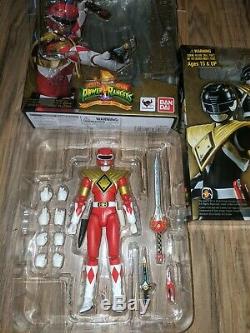 Figuarts Power Rangers Mighty Morphin lot green white red blue pink black yellow