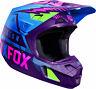 Fox Racing Adult Blue/green/purple/pink V2 Vicious Se Dirt Bike Helmet Atv Mx