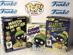Funko Pop Marvin The Martian Green Orange Pink Duck Dodgers SDCC 2017 1000 Piece