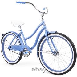 GIRLS CRUISER BIKE 24-Inch Classic Bicycle Pink/Blue/Green