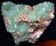 Green Apophyllite Cubes With Pink Heulandite Crystals On Matrix Minerals #4.7#