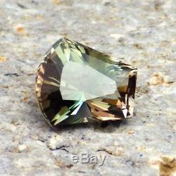 GREEN-BLUE-PINK DICHROIC OREGON SUNSTONE 1.37Ct FLAWLESS-RARE-FOR TOP JEWELRY