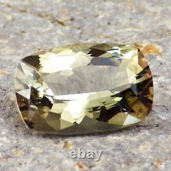 GREEN GOLD-PEACH PINK DICHROIC OREGON SUNSTONE 3.98Ct FLAWLESS-FOR TOP JEWELRY
