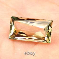 GREEN-PINK DICHROIC OREGON SUNSTONE 4.67Ct FLAWLESS-EXTREMELY BRIGHT GEMSTONE