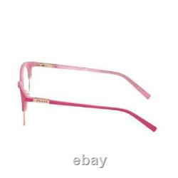 GUESS GU3025 073 Matte Pink Metal Round Optical Eyeglasses Frame 51-21-135 GU RX