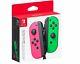 Genuine Nintendo Switch Joy-con (r) (l) Wireless Controller Neon Green / Pink