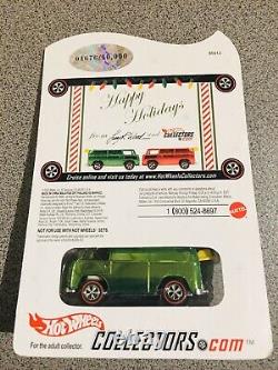 HOT WHEELS 2002 HOLIDAY CAR RLC EXCLUSIVE BEACH BOMB TOO PAIR GREEN and PINK