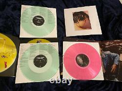 Harry styles pink translucent anniversary vinyl & mint green limited vinyl SET