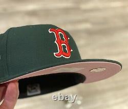 Hat Club Exclusive Boston Red Sox World Series Green Eggs And Ham Pink UV 7 1/2