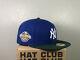 Hat Club X Jae Tips Ny Yankees 2001 World Series Royal/green Pink Uv Size 7 5/8