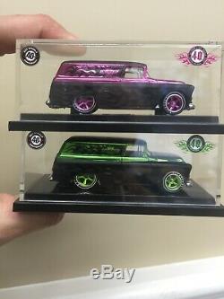 Hot Wheels Japan 55 Chevy Panel 2008 Convention Pink And Green