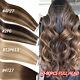 Invisible Tape In 100% Remy Human Hair Extensions Full Head Ombre Balayage 200g