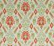 Jane Churchill Curtain Fabric Design Nuri 2.8 Metres Pink /green Linen Blend