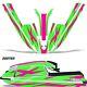 Jet Ski Graphic Decal Wrap For Kawasaki 440 550 Sx 1982-1995 Zooted Pink Green