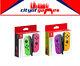 Joy-con Neon Green/pink & Neon Purple/orange Controller Pair Bundle Switch