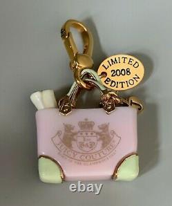 Juicy Couture Limited Edition 2007 Beach Bag Charm Pink & Mint Green - RARE