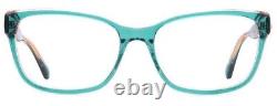 Kate Spade Crishell 01ED Green/Translucent Pink Rectangular Women's Eyeglasses