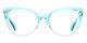 Kate Spade Flavia Eyeglasses Rx Women Green Pink Cat Eye 51mm New & Authentic