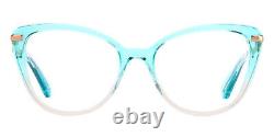 Kate Spade FLAVIA Eyeglasses RX Women Green Pink Cat Eye 51mm New & Authentic