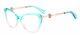 Kate Spade Flavia 0iwb/00/green Pink Cat-eye Women's Eyeglasses