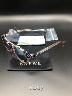 Krewe St Louis Clear Pink Frame Green Lenses New Display Bag Fast Free S/H