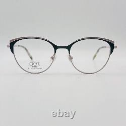 Lafont Eyeglasses Women Oval Green Pink Mod. GLAMOUR Paris New