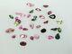 Lot Of 10 Carats Of Varied Sized And Shaped Pink And Green Loose Tourmaline