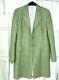 Magee Ladies Portnoo Tweed Wool Coat 10 Uk Green, Pink Check. Rrp Over £450