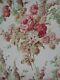Mulberry Curtain/upholstery Fabric Design Vintage Floral 3.6 Metres Pink/green
