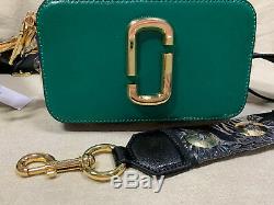 Marc Jacobs Snapshot Camera Bag Buttons Green Blue Pink Crossbody AUTHENTIC