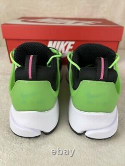 Mens Nike Air Presto DJ5143-001 Shoes Black/Hyper Pink/White/Green Size 12