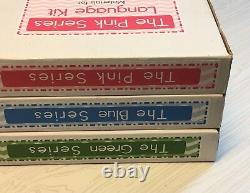 Montessori (BUNDLED) The Pink, Blue & Green Series 3 Complete Language Kits