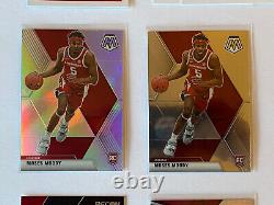 Moses Moody Warriors Rookie Pink, Green Refractor lot x28 2021-22 Chronicles